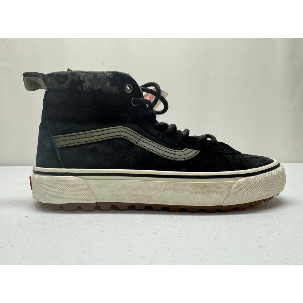 Vans Sk8-Hi MTE-1 Mens 8 Womens 9.5 Black Rain Camo High Top Sneakers